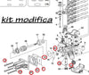 Kit di modifica completo per cilindro abbacchiatore Zanon Mambo Light-Speed Giardino e giardinaggio/Giardinaggio/Prodotti fitosanitari e pesticidi/Reti protettive La Zappa - Altamura, Commerciovirtuoso.it