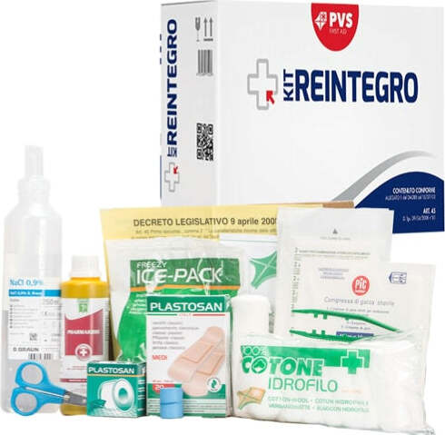 Kit di reintegro pronto soccorso - fino a 2 persone - PVS Salute e cura della persona/Prodotti per la medicazione/Pronto soccorso/Kit di pronto soccorso/Casa e lavoro Eurocartuccia - Pavullo, Commerciovirtuoso.it