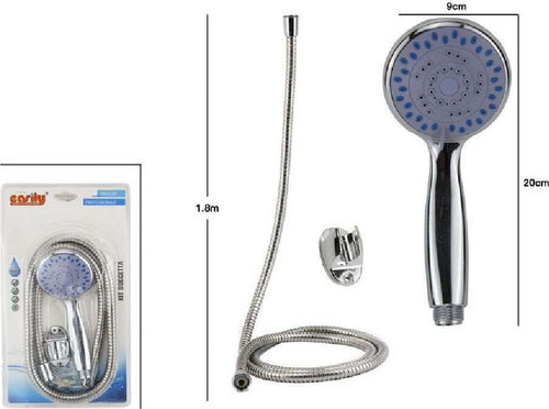 Kit Doccetta Bagno Doccino Soffione Doccia Con Laccio 1,8 Mt Tondo Staffa 69057 Casa, arredamento e bricolage > Accessori Bagno > Soffioni Doccia Trade Shop italia - Napoli, Commerciovirtuoso.it