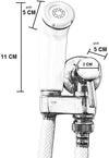 Kit doccetta bidet idroscopino con rubinetto e gancio girevole