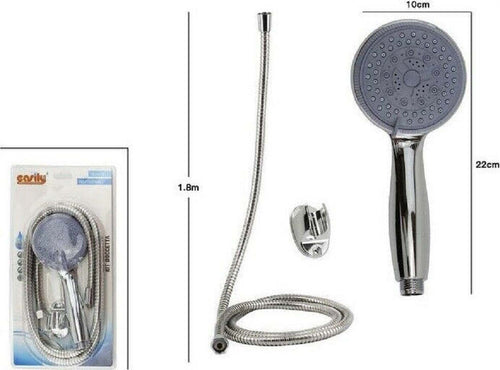 Kit Doccetta Doccino Bagno Tondo Soffione Doccia Con Laccio 1,8 Mt Staffa 69100 Casa, arredamento e bricolage > Accessori Bagno > Soffioni Doccia Trade Shop italia - Napoli, Commerciovirtuoso.it