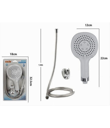 Kit Doccetta Doccino Multigetto Bagno Soffione Doccia Laccio 1,8 Mt Staffa 69342