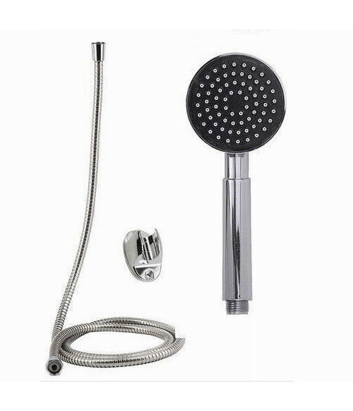 Kit Doccetta Doccino Rotondo Soffione Bagno Doccia Con Laccio 1,8mt Staffa 69296