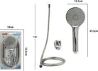 Kit Doccetta Doccino Soffione Bagno Doccia Tonda Laccio 1,8 Metri Staffa 69318 Fai da te/Attrezzature per cucine e bagni/Attrezzature per bagni/Docce e componenti doccia/Filtri supporti e soffioni doccia/Telefoni doccia Trade Shop italia - Napoli, Commerciovirtuoso.it