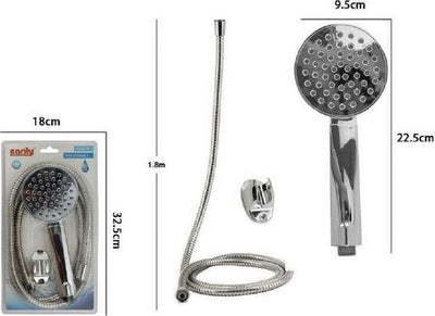 Kit Doccetta Doccino Soffione Bagno Doccia Tondo Con Laccio 1,8 Mt Staffa 69320 Casa, arredamento e bricolage > Accessori Bagno > Soffioni Doccia Trade Shop italia - Napoli, Commerciovirtuoso.it