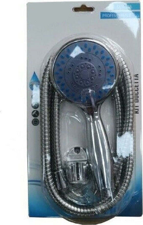 Kit Doccetta Doccino Soffione Bagno Doccia Tondo Con Laccio 1,8mt Staffa 69059 Casa, arredamento e bricolage > Accessori Bagno > Soffioni Doccia Trade Shop italia - Napoli, Commerciovirtuoso.it