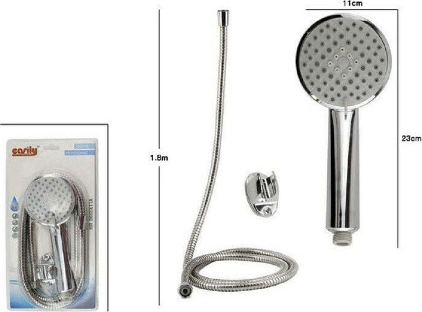 Kit Doccetta Doccino Soffione Doccia Bagno Con Laccio 1,8 Metri Staffa 69067 Fai da te/Attrezzature per cucine e bagni/Attrezzature per bagni/Docce e componenti doccia/Filtri supporti e soffioni doccia/Telefoni doccia Trade Shop italia - Napoli, Commerciovirtuoso.it
