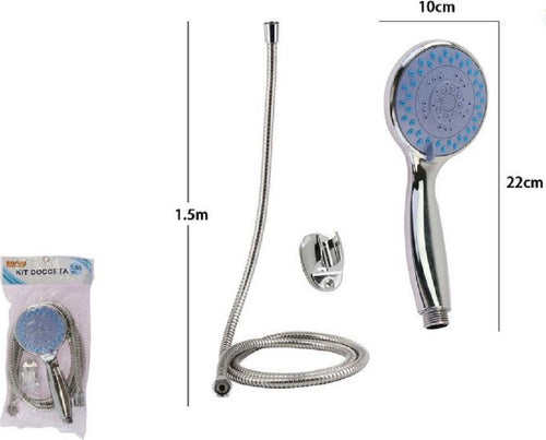 Kit Doccetta Doccino Soffione Doccia Bagno Multigetto Laccio 1,5mt Staffa 79979 Casa, arredamento e bricolage > Accessori Bagno > Soffioni Doccia Trade Shop italia - Napoli, Commerciovirtuoso.it