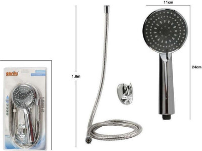 Kit Doccetta Doccino Soffione Doccia Bagno Multigetto Laccio 1,8mt Staffa 69108 Casa, arredamento e bricolage > Accessori Bagno > Soffioni Doccia Trade Shop italia - Napoli, Commerciovirtuoso.it