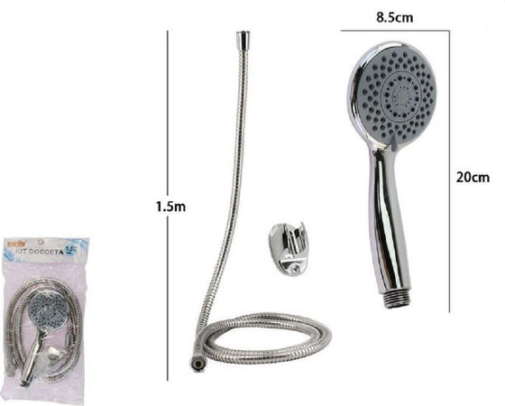 Kit Doccetta Doccino Soffione Multigetto Doccia Bagno Laccio 1,5mt Staffa 79977 Casa, arredamento e bricolage > Accessori Bagno > Soffioni Doccia Trade Shop italia - Napoli, Commerciovirtuoso.it