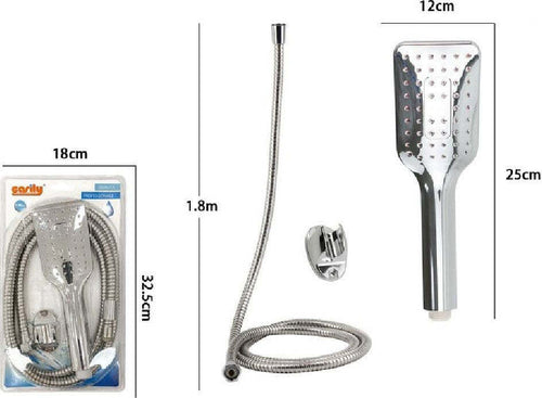 Kit Doccetta Doccino Soffione Rettangolare Doccia Bagno 59231 Laccio 1,8mt Staffa Casa, arredamento e bricolage > Accessori Bagno > Soffioni Doccia Trade Shop italia - Napoli, Commerciovirtuoso.it