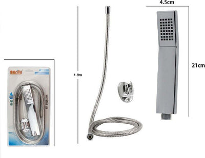 Kit Doccetta Doccino Soffione Rettangolare Doccia Bagno 69088 Laccio 1,8mt Staffa Fai da te/Attrezzature per cucine e bagni/Attrezzature per bagni/Docce e componenti doccia/Filtri supporti e soffioni doccia/Docce fisse Trade Shop italia - Napoli, Commerciovirtuoso.it