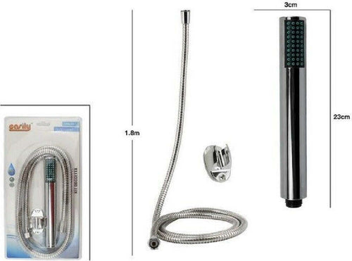 Kit Doccetta Doccino Stondata Bagno Soffione Doccia Laccio 1,8 Mt Staffa 69086 Fai da te/Attrezzature per cucine e bagni/Attrezzature per bagni/Docce e componenti doccia/Filtri supporti e soffioni doccia/Telefoni doccia Trade Shop italia - Napoli, Commerciovirtuoso.it