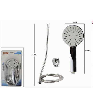 Kit Doccetta Multigetto Doccino Soffione Doccia Laccio 1,8 Mt Staffa Bagno 69047