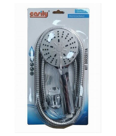 Kit Doccetta Multigetto Doccino Soffione Doccia Laccio 1,8 Mt Staffa Bagno 69047