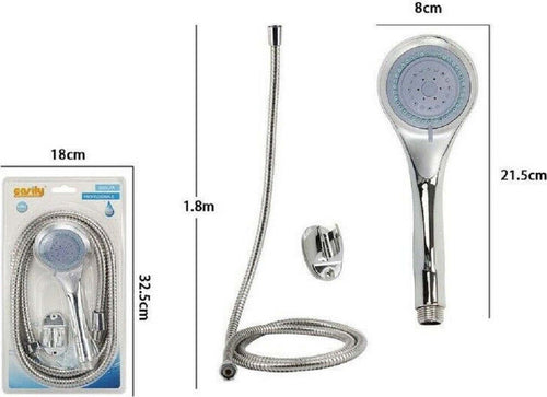 Kit Doccetta Rotonda Doccino Soffione Doccia Con Laccio 1,8mt Staffa Bagno 59177 Casa, arredamento e bricolage > Accessori Bagno > Soffioni Doccia Trade Shop italia - Napoli, Commerciovirtuoso.it