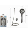 Kit Doccetta Rotonda Doccino Soffione Doccia Con Laccio 1,8mt Staffa Bagno 69300