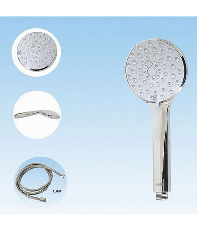 Kit Doccetta Soffione Per Doccia Telefono Multigetto Con Tubo 1,8 Mt Bagno 52042