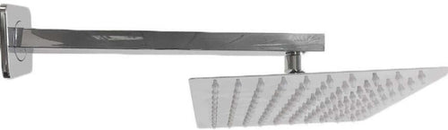 Kit Doccia Braccio Doccia Quadrato Cm 30 Con Soffione Doccia Quadrato 20 X 20