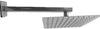 Kit Doccia con Braccio Doccia Soffione Quadrato Doccetta e Supporto