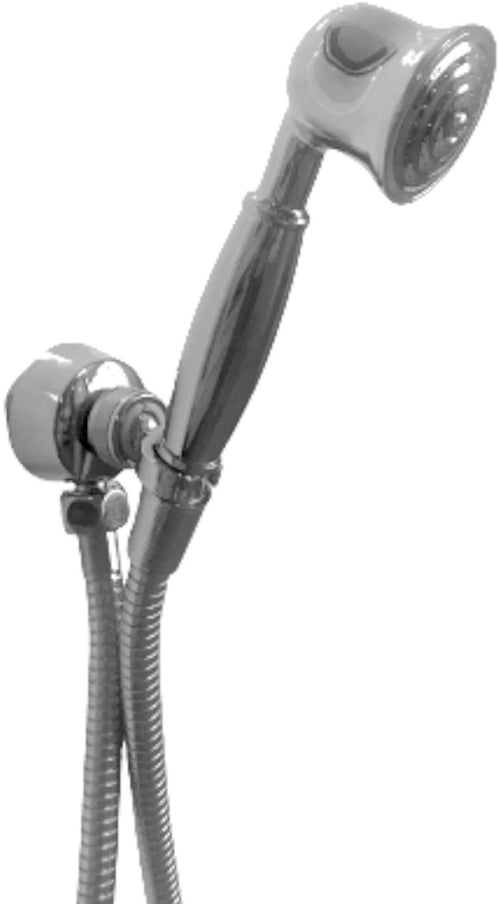 Kit doccia con supporto e presa acqua vintage completo