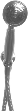 Kit doccia con supporto e presa acqua vintage completo