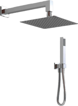 Kit Doccia Quadro 1 Completo Soffione Braccio Presa Acqua Doccetta Laccio Pvc Bagno Fai da te/Attrezzature per cucine e bagni/Attrezzature per bagni/Docce e componenti doccia/Filtri supporti e soffioni doccia/Docce fisse Ogomondo - Martina Franca, Commerciovirtuoso.it
