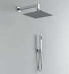 Kit Doccia Quadro 2 Completo Soffione Braccio Presa Acqua Doccetta Laccio Pvc Bagno Fai da te/Attrezzature per cucine e bagni/Attrezzature per bagni/Docce e componenti doccia/Sistemi saliscendi per vasche da bagno e docce Ogomondo - Martina Franca, Commerciovirtuoso.it