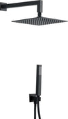 Kit Doccia Quadro NERO Soffione Braccio Presa Acqua Doccetta Laccio Pvc Bagno Casa e cucina/Bagno/Accessori per il bagno/Accessori per il WC/Sedili WC Ogomondo - Martina Franca, Commerciovirtuoso.it