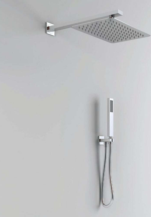 Kit Doccia Rettangolare 1 Completo Soffione Braccio Presa Acqua Doccetta Laccio Pvc Bagno Fai da te/Attrezzature per cucine e bagni/Attrezzature per bagni/Docce e componenti doccia/Sistemi saliscendi per vasche da bagno e docce Ogomondo - Martina Franca, Commerciovirtuoso.it