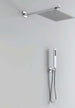 Kit Doccia Rettangolare 1 Completo Soffione Braccio Presa Acqua Doccetta Laccio Pvc Bagno Fai da te/Attrezzature per cucine e bagni/Attrezzature per bagni/Docce e componenti doccia/Sistemi saliscendi per vasche da bagno e docce Ogomondo - Martina Franca, Commerciovirtuoso.it