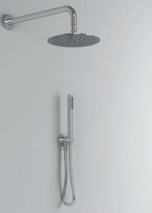 Kit Doccia Tondo 1 Completo Soffione Braccio Presa Acqua Doccetta Laccio Pvc Bagno Fai da te/Attrezzature per cucine e bagni/Attrezzature per bagni/Docce e componenti doccia/Filtri supporti e soffioni doccia/Docce fisse Ogomondo - Martina Franca, Commerciovirtuoso.it