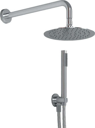 Kit Doccia Tondo 1 Completo Soffione Braccio Presa Acqua Doccetta Laccio Pvc Bagno Fai da te/Attrezzature per cucine e bagni/Attrezzature per bagni/Docce e componenti doccia/Filtri supporti e soffioni doccia/Docce fisse Ogomondo - Martina Franca, Commerciovirtuoso.it