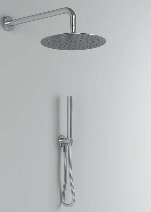 Kit Doccia Tondo 2 Completo Soffione Braccio Presa Acqua Doccetta Laccio Pvc Bagno Fai da te/Attrezzature per cucine e bagni/Attrezzature per bagni/Docce e componenti doccia/Filtri supporti e soffioni doccia/Docce fisse Ogomondo - Martina Franca, Commerciovirtuoso.it