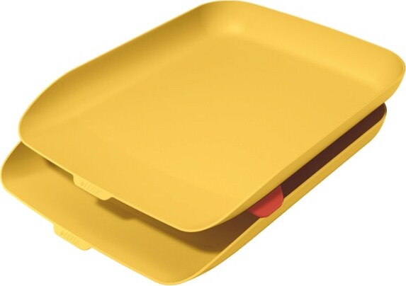 Kit doppia vaschetta portacorrispondenza Cosy - giallo - Leitz Casa e cucina/Arredamento/Studio/Mobiletti e credenze/Cassetti Eurocartuccia - Pavullo, Commerciovirtuoso.it
