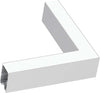Kit-Driver-Angolare-Fluo-Alluminio-Bianco-Led-8W-3000K-Luce-Calda