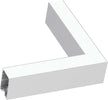 Kit-Driver-Angolare-Fluo-Alluminio-Bianco-Led-8W-3000K-Luce-Calda