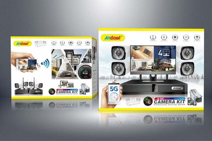Kit Dvr Wireless Wifi 4 Canali Sistema Registrazione Cctv Hd 4 Telecamera Q-s4i Fai da te/Sicurezza e protezione/Sistemi di sicurezza domestica/Kit video per la sicurezza domestica/Sistemi di trasmissione per videosorveglianza Trade Shop italia - Napoli, Commerciovirtuoso.it