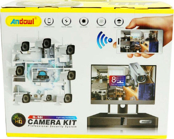 Kit Dvr Wireless Wifi 8 Canali Sistema Registrazione Cctv Hd 8 Telecamere Q-s8i Fai da te/Sicurezza e protezione/Sistemi di sicurezza domestica/Kit video per la sicurezza domestica/Kit di sorveglianza DVR Trade Shop italia - Napoli, Commerciovirtuoso.it