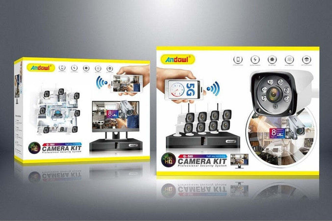 Kit Dvr Wireless Wifi 8 Canali Sistema Registrazione Cctv Hd 8 Telecamere Q-s8i Fai da te/Sicurezza e protezione/Sistemi di sicurezza domestica/Kit video per la sicurezza domestica/Kit di sorveglianza DVR Trade Shop italia - Napoli, Commerciovirtuoso.it