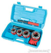 Kit filettatura Silverline per tubi del gas set completo in acciao 1/2, 3/4, 1, 1/4 pollici Prezzo