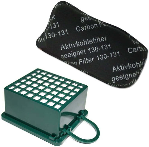 KIT Filtri Hepa Filtro Odori Adattabili per Folletto Vk 130 Vk131