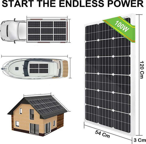 Kit fotovoltaico 1 KW giornaliero inverter 2000W Panello solare 100W + batteria Commercio Industria e Scienza/Energia solare e eolica/Sistemi ad energia solare/Sistemi off-grid Grow Up - Casoria, Commerciovirtuoso.it