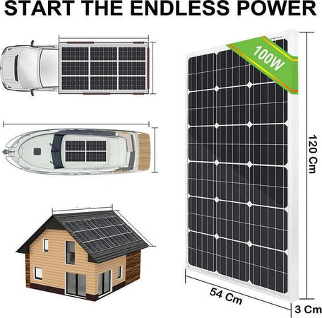 Kit fotovoltaico 1 KW giornaliero inverter 2000W Panello solare 100W Commercio Industria e Scienza/Energia solare e eolica/Sistemi ad energia solare/Sistemi off-grid Grow Up - Casoria, Commerciovirtuoso.it