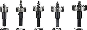 Kit-Fresa-A-Tazza-Per-Forare-Legno-Metallo-Cartongesso-Set-5-Frese-Seghe-Tools