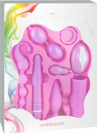 Kit Giocattoli Sessuali Set Vibratori, dildo e plug Kit Vibe Therapy Aphrodisy Salute e cura della persona/Erotismo e contraccezione/Sex toys/Vibratori/Vibratori classici Kondorama - Martinsicuro, Commerciovirtuoso.it