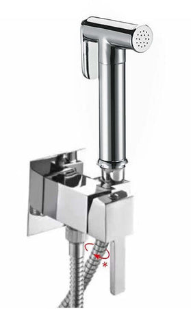 Kit idroscopino bidet in ottone con miscelatore