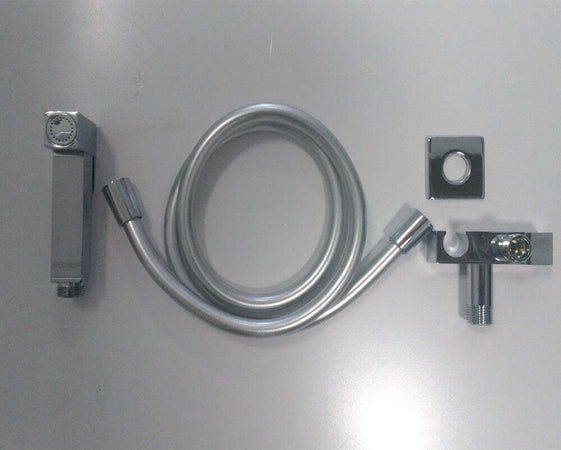 Kit Idroscopino Cromato Quadro Doccetta Per Wc Portatile Shut-Off Monogetto Con Leva Casa e cucina/Bagno/Accessori per il bagno/Accessori per il WC/Scopini e porta scopini Ogomondo - Martina Franca, Commerciovirtuoso.it