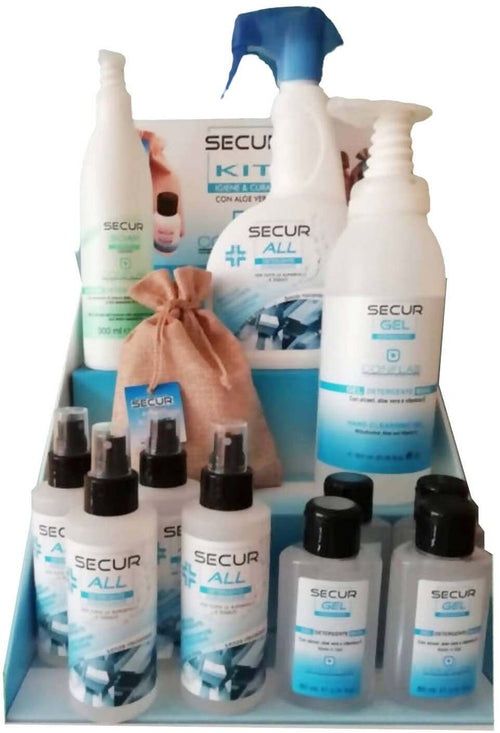 Kit Igienizzante Per l'Igiene delle Superfici e della Persona Secur BOX CONFLAB
