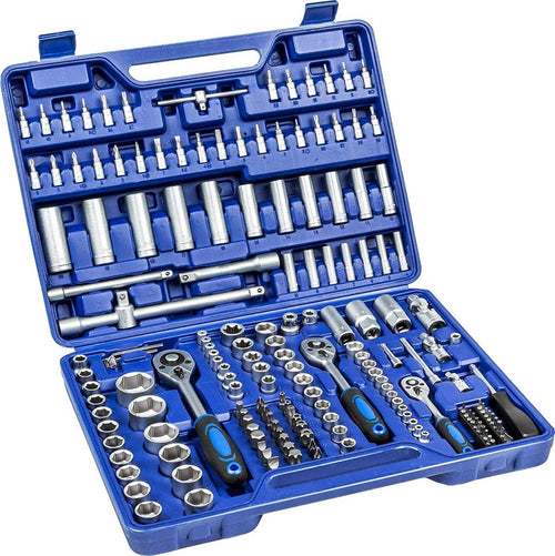 Kit Inserti + Bussole Boccole impronta torx esagonale con 3 cricchetti 171 pz Fai da te/Utensili elettrici e a mano/Utensili a mano/Chiavi e chiavi inglesi/Chiavi esagonali Trade Shop italia - Napoli, Commerciovirtuoso.it